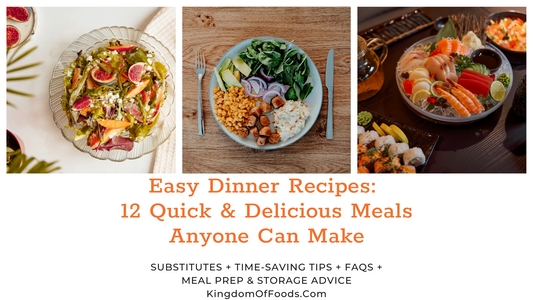 Easy Dinner Recipes 12 Quick & Delicious Meals Anyone Can Make