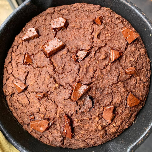 Easy Chocolate Brownie Skillet