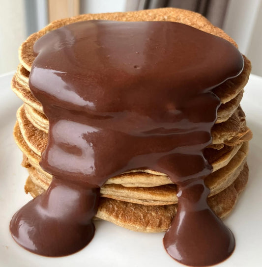 Chocolate Protein Pancakes