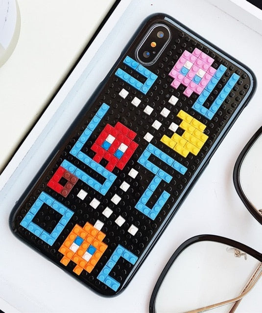 9 Styles Handmade Lego Blocks Cases For Iphone (Pacman/Video Game/Flamingo)