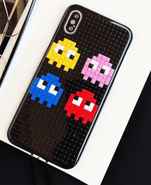 9 Styles Handmade Lego Blocks Cases For Iphone (Pacman/Video Game/Flamingo)