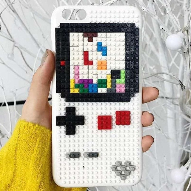 9 Styles Handmade Lego Blocks Cases For Iphone (Pacman/Video Game/Flamingo)